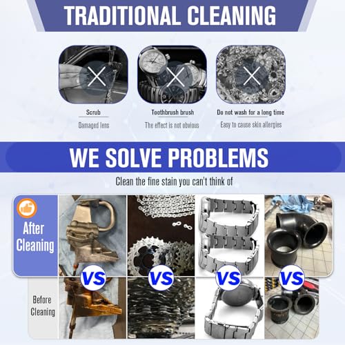 Heated Ultrasonic Parts Cleaner 3L Industrial with Digital Timer, 110V W7212