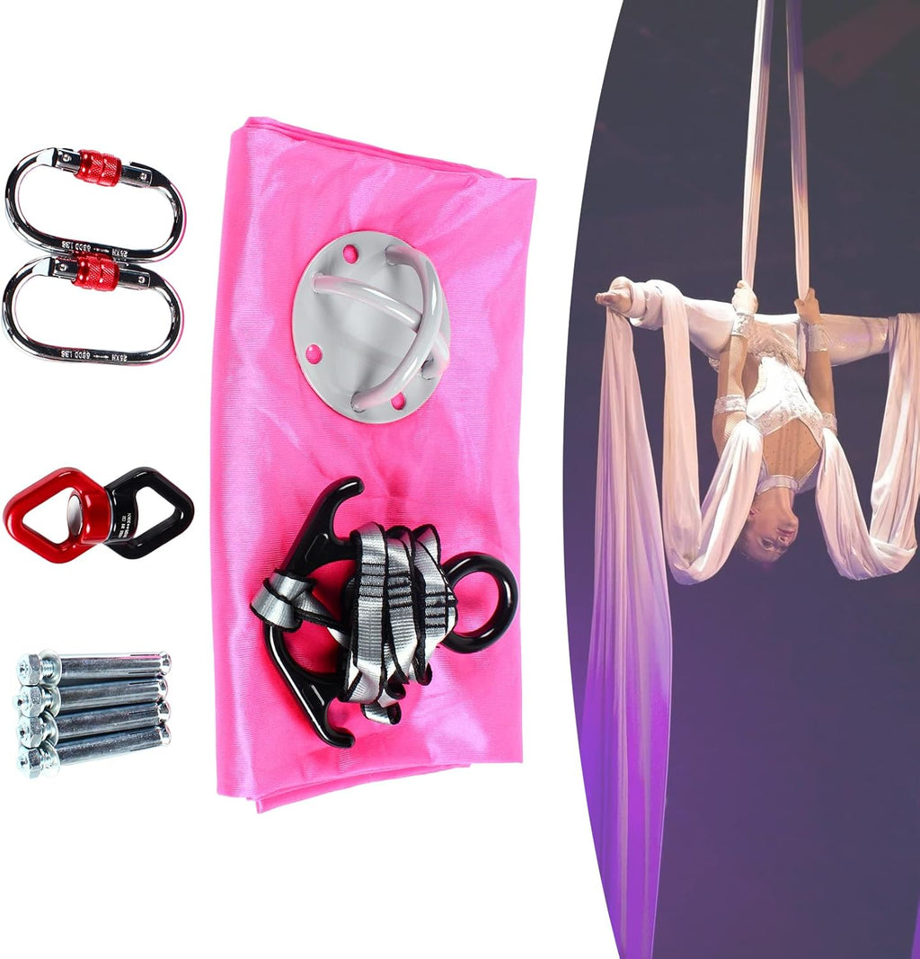 Aerial Yoga Hammock with Full Rigging Hardware F55396