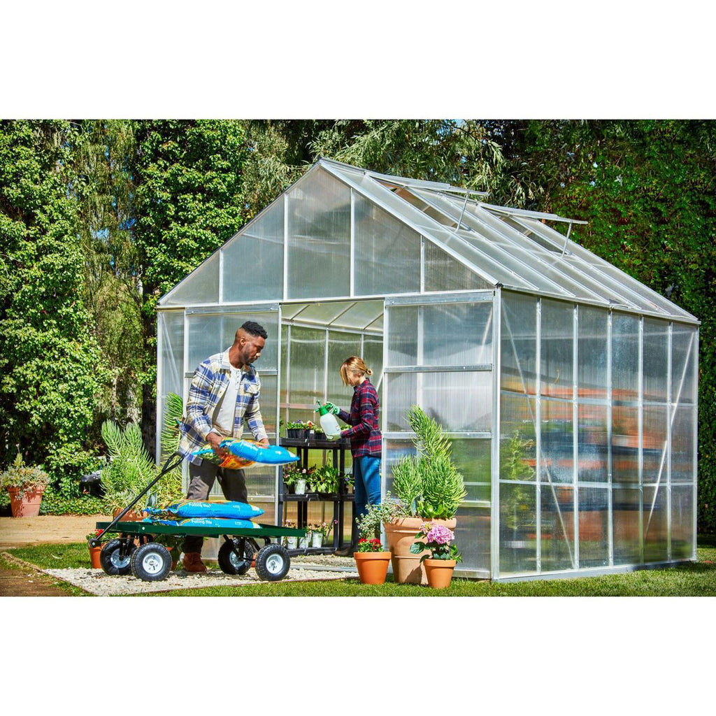 10 ft. x 12 ft. Greenhouse with 4 Vents V646
