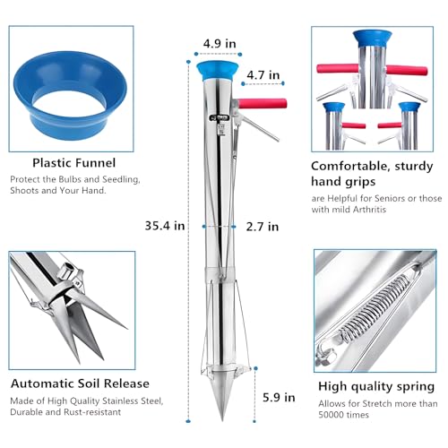 Stainless Steel Bulb Planter Tool V9593