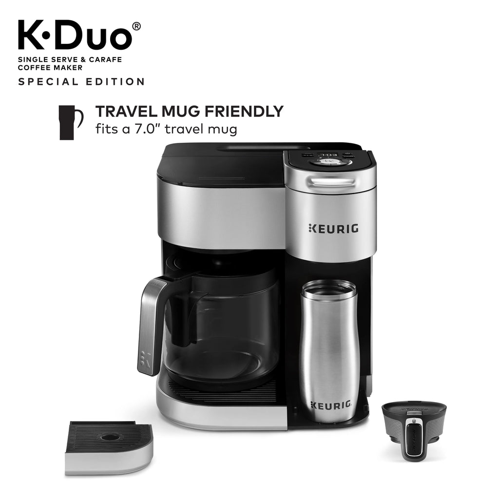 Silver Single Serve & Carafe Coffee Maker N978