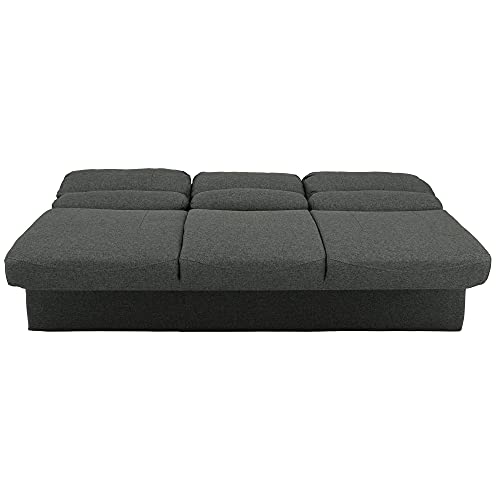 72" RV Jackknife Sleeper Sofa with Drop-Down Console Cloth Fabric D52119