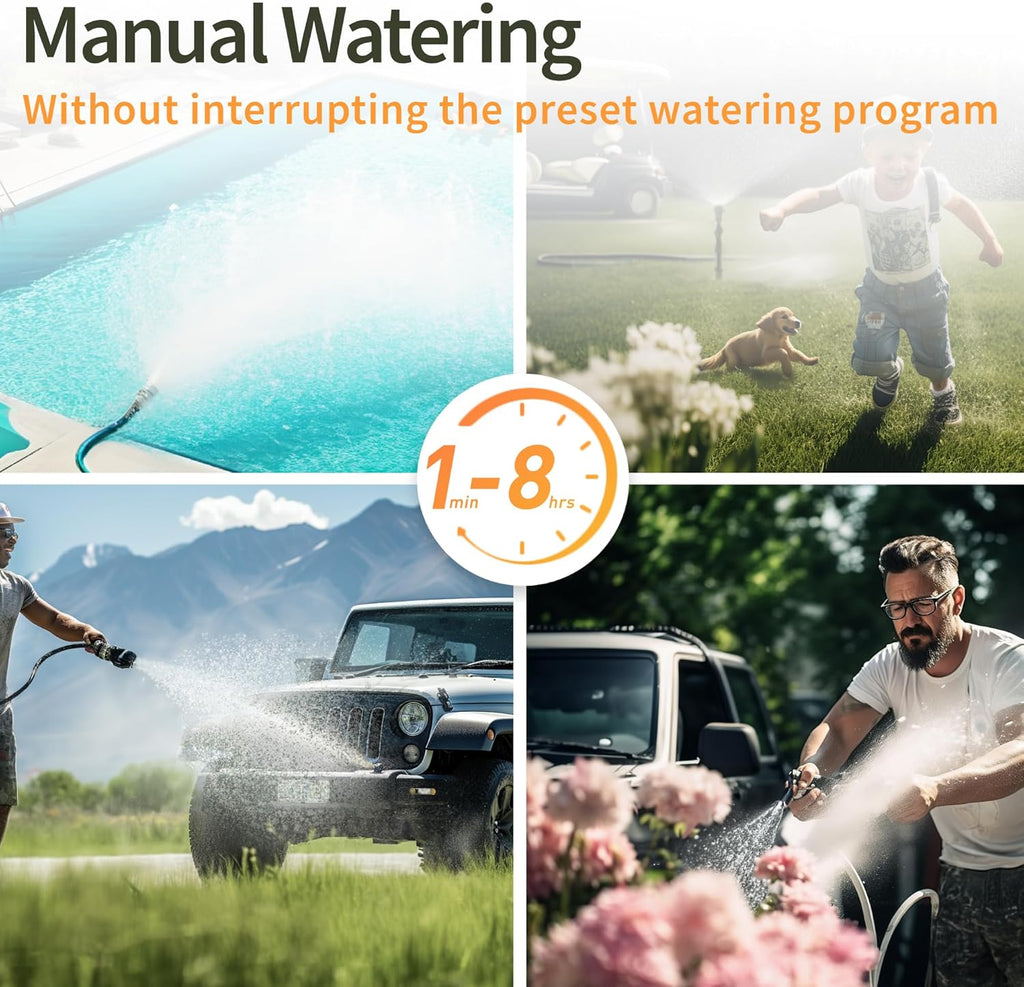 Programmable 2 Zone Water Hose Timer with Rain Delay E962918