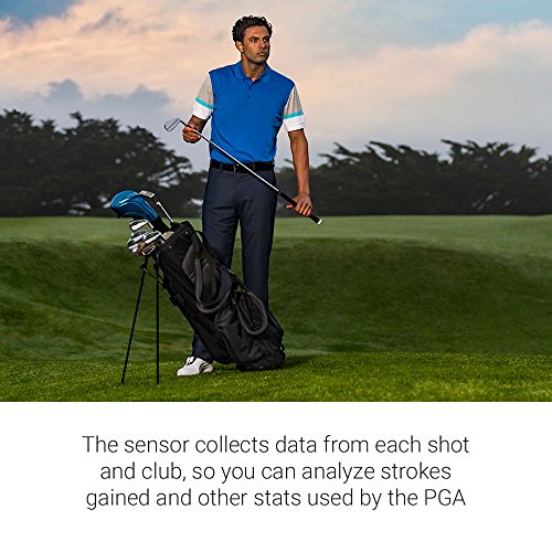 Golf Smartwatch with 1.3" Color Touchscreen and Scratch-Resistant Ceramic Bezel K577304