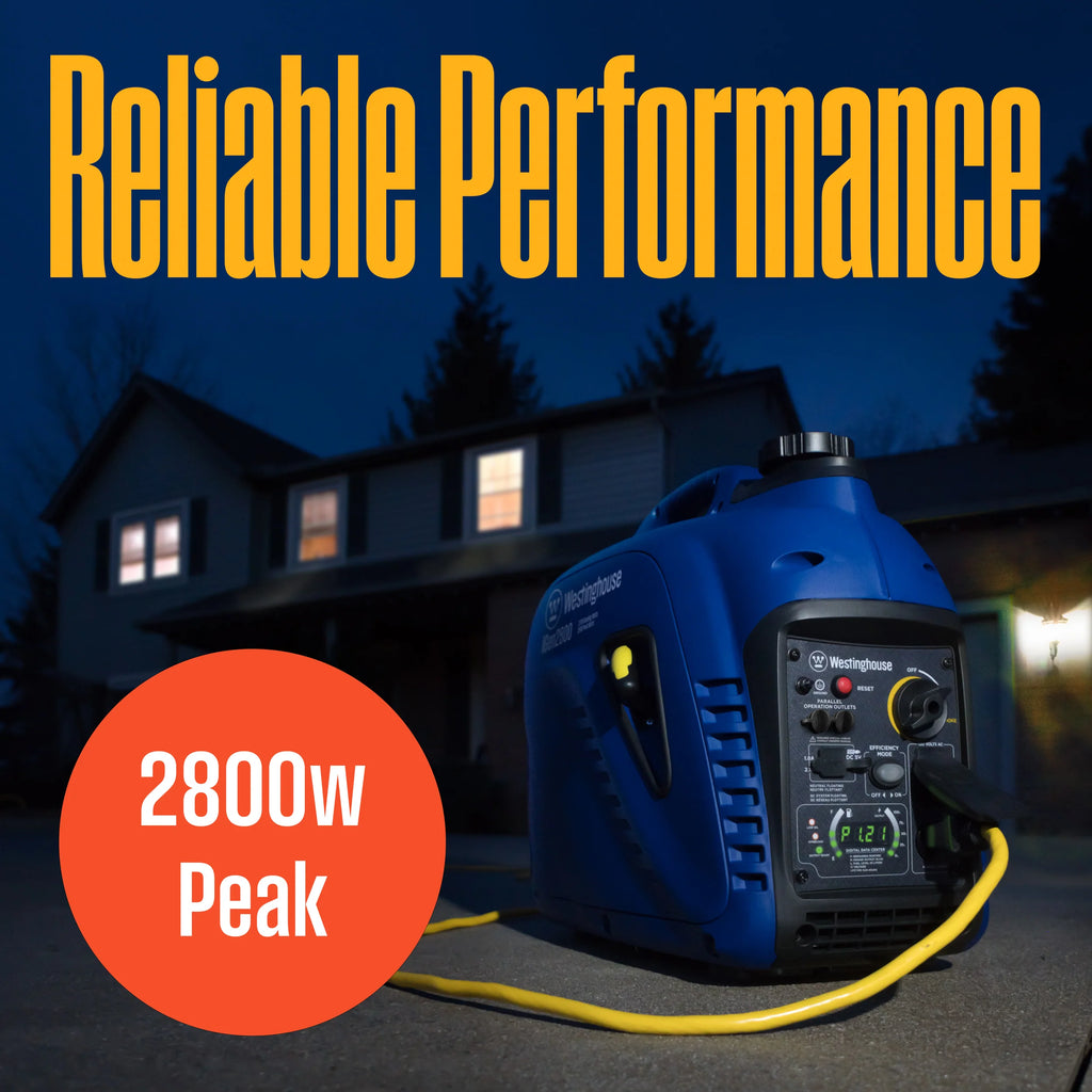2800 Peak Watt Portable Gas Inverter Generator X6056