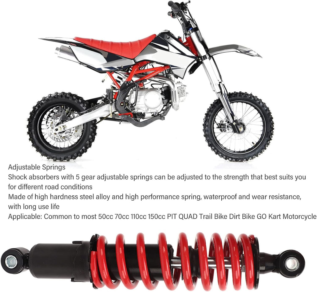 285mm 5 Level Adjustable Motorcycle Shock Absorber E986
