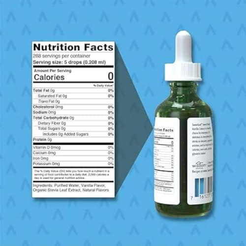 Vanilla Creme Liquid Stevia Sweetener, 2 Fl Ounce S9728