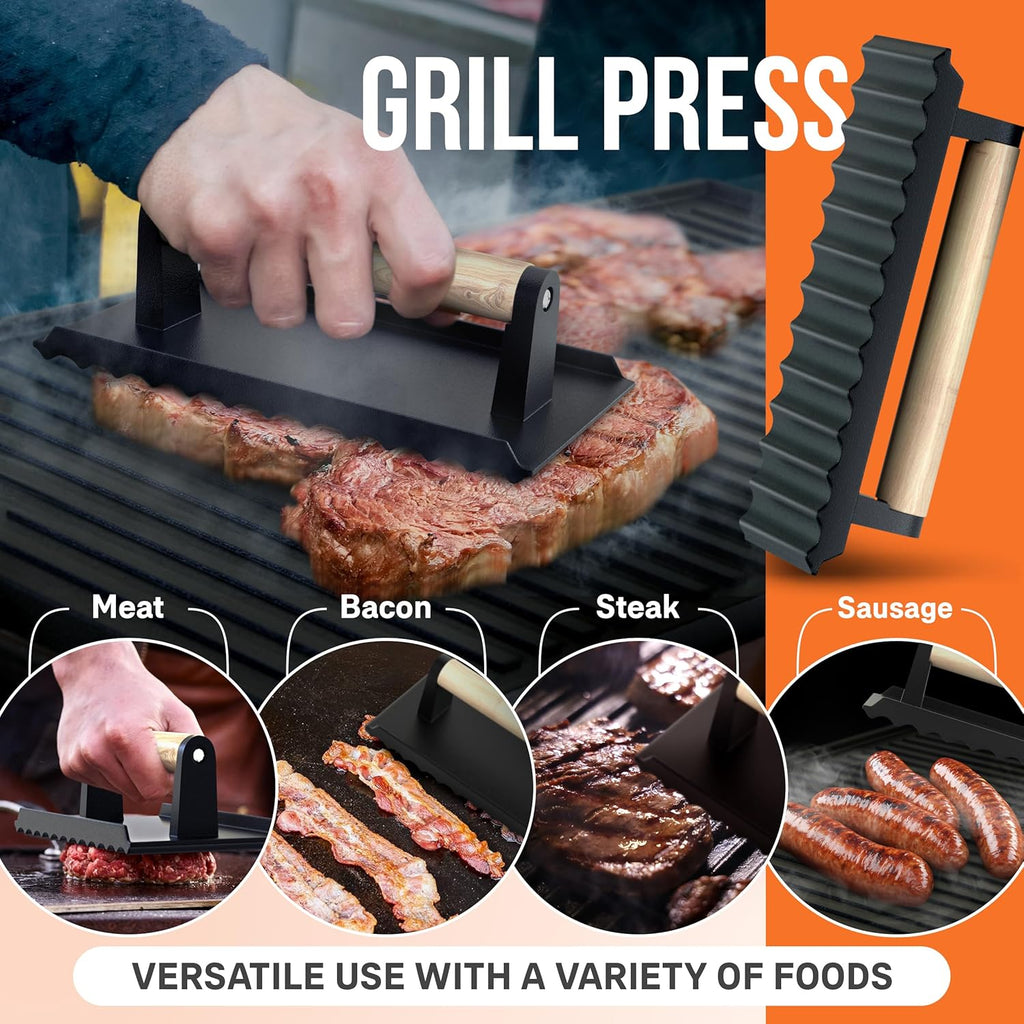 Pre-Seasoned Non-Stick Reversible Cast Iron Griddle (16.75" X 9.5") P29295