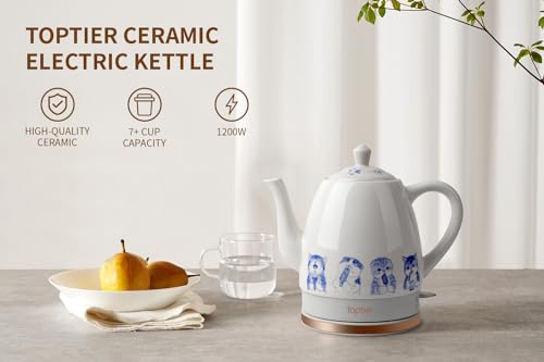 Electric Ceramic Tea Kettle, 1 L G522648