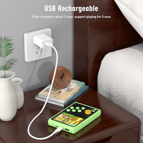3.5-Inch IPS Screen Retro Handheld Game Console with 5000 Built-in Games P2664