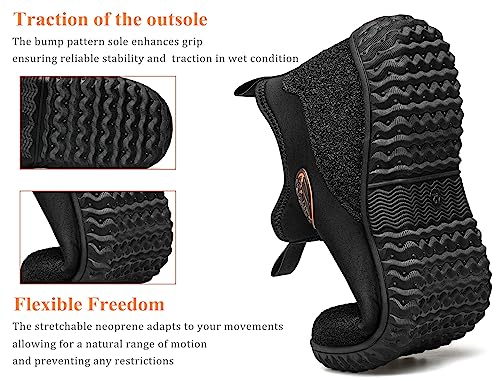 Lightweight Slip-on Neoprene Rubber Rain Boots G590559