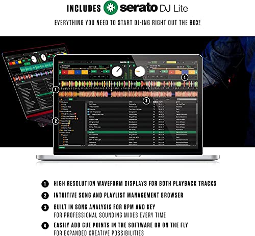2 Deck DJ Controller with Built-in Audio Interface G6912
