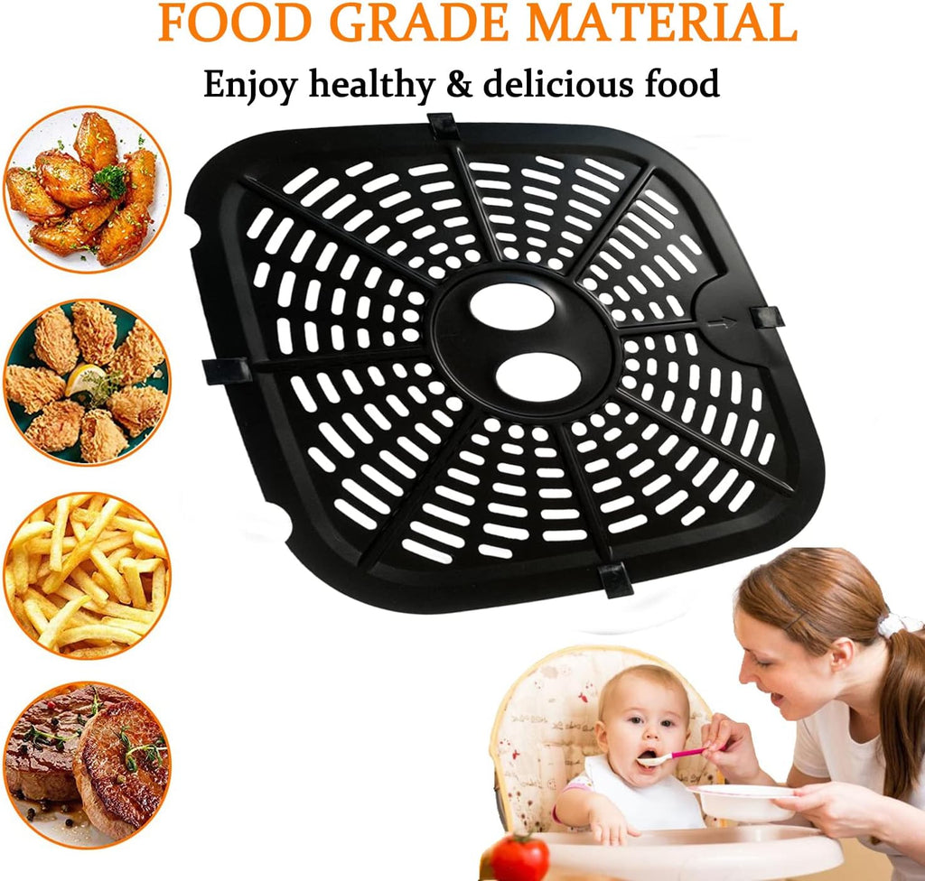 9.6IN Double-layer Coating Air Fryer Crisper Tray X45409