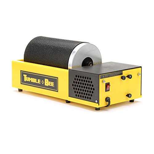 Rotary Rock Tumbler with 2X2LB Barrel Q573