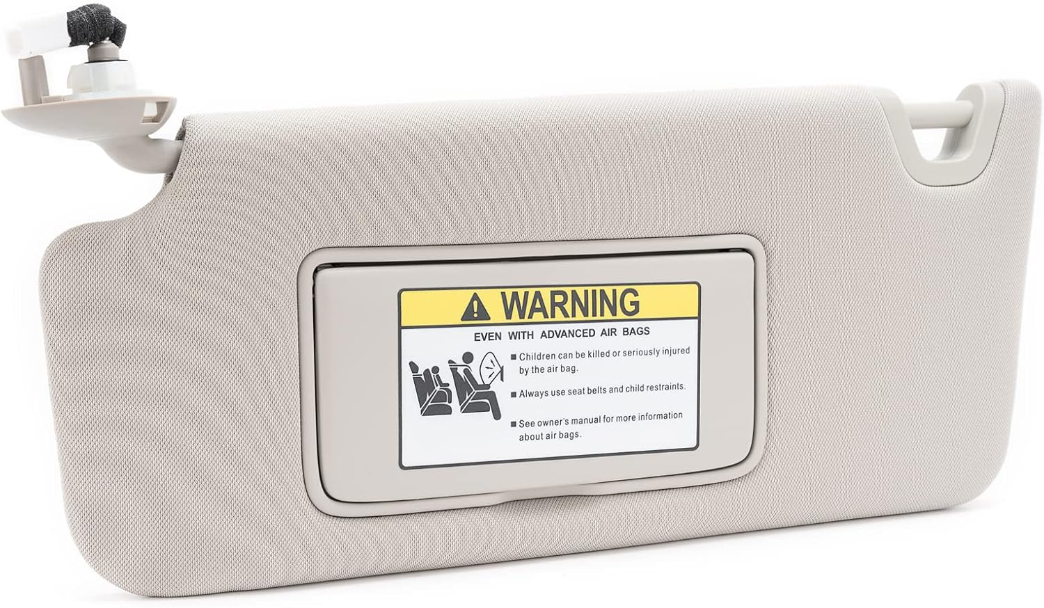 Left Driver Side Sun Visor Gray Pack of 2 V279727