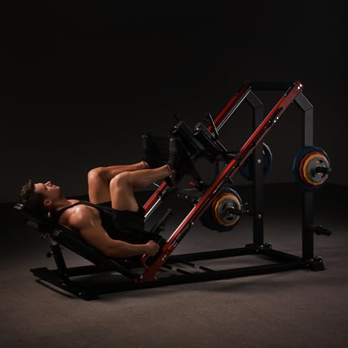 Leg Press Hack Squat Machine with Linear Bearing H933164