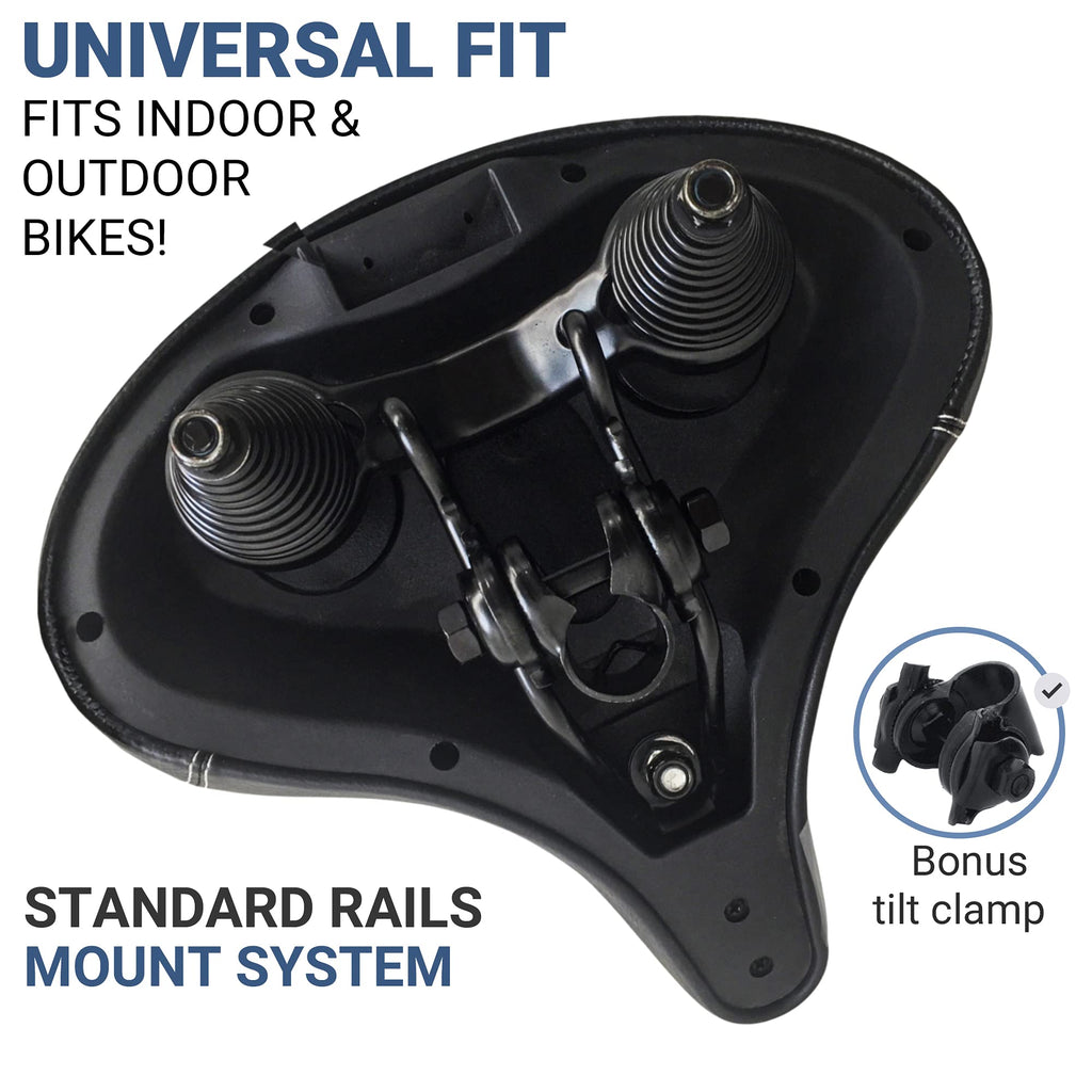 Oversized Extra Wide Bike Seat with Foam Padding Q1998