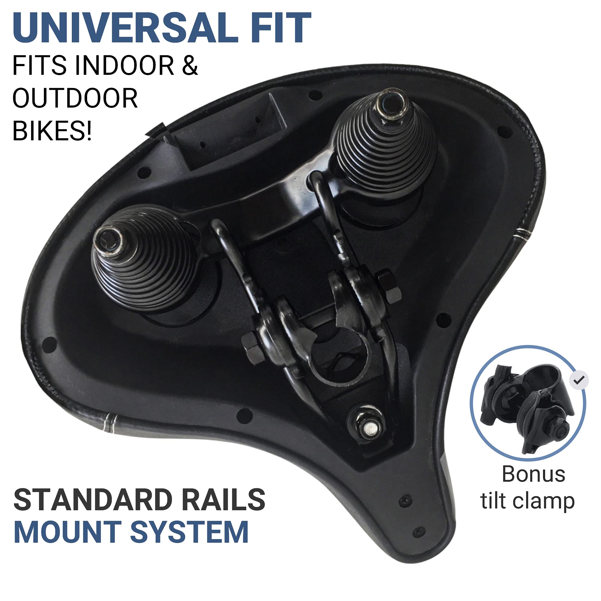 Oversized Extra Wide Bike Seat with Foam Padding Q1998