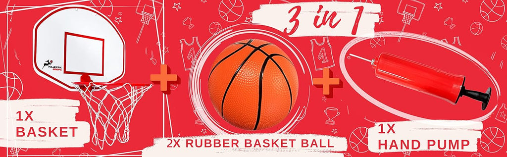 Mini Basketball Hoop with Ball and Pump U942181