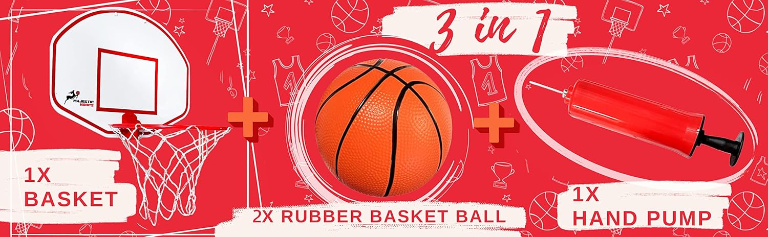 Mini Basketball Hoop with Ball and Pump U942181
