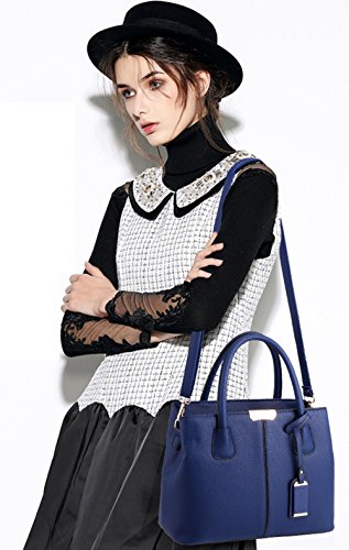 Women's Top-handle Cross Body Handbag Leather Tote Bag U1913