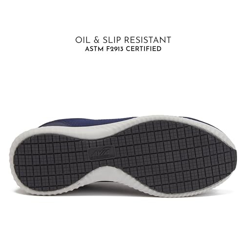 Black Non Slip Slip On Mesh Work Shoes G43928
