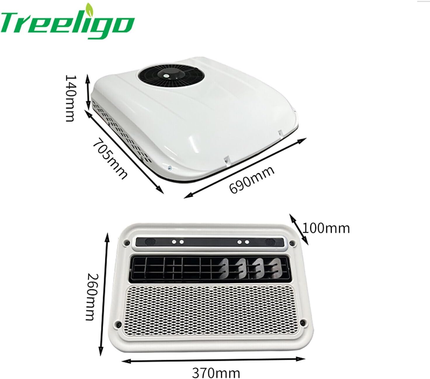 12V Electric Rooftop Air Conditioner Y20278
