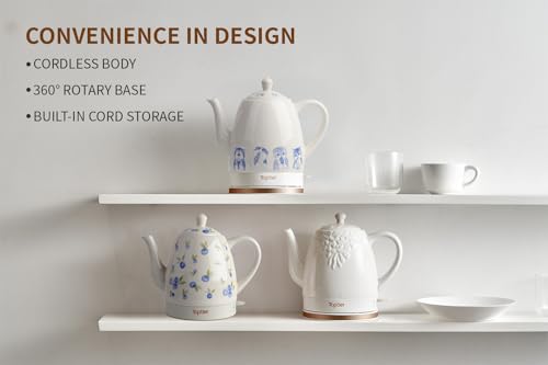 Electric Ceramic Tea Kettle, 1 L G522648