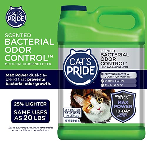 Unscented Multi-Cat Litter, 15 Pounds (Pack of 2) G327553