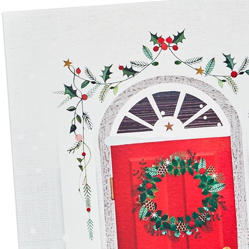40 Cards and 40 Envelopes Red Front Door Boxed Christmas Cards W451