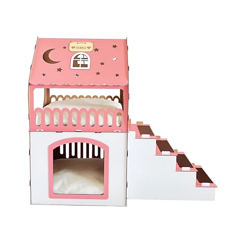 White Triple Pet House X741