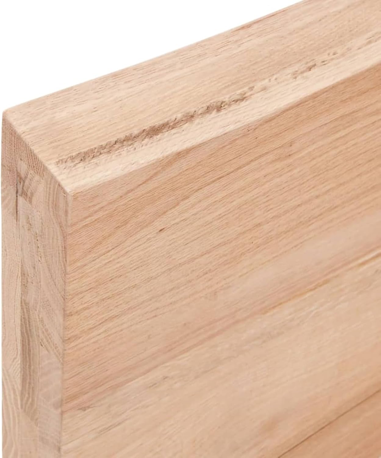 Treated Solid Wood Live Edge Table Top 39.4in x 23.6in W644620