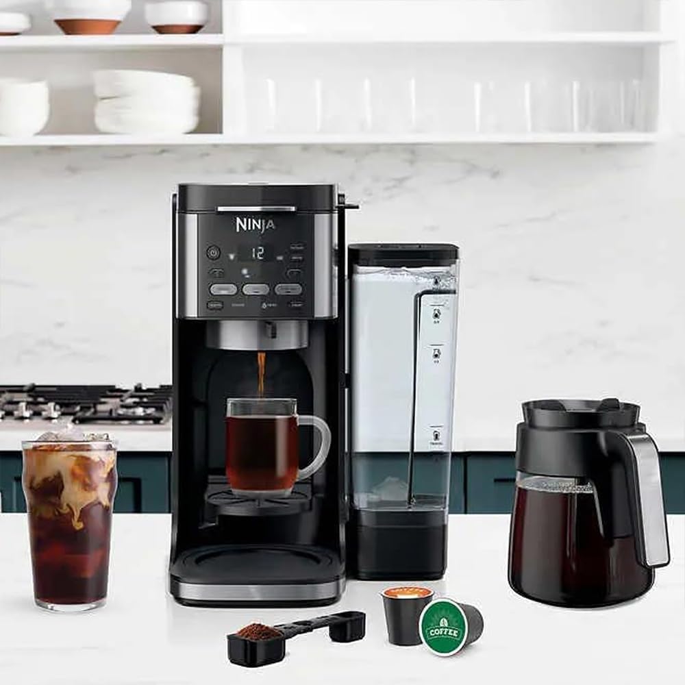 Black DualBrew Hot & Iced Coffee Maker Bundle with 2 YR CPS Enhanced Protection Pack L94734