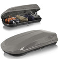 Gray 13 Cu.Ft Hard Shell Roof Cargo Box with Lock X420