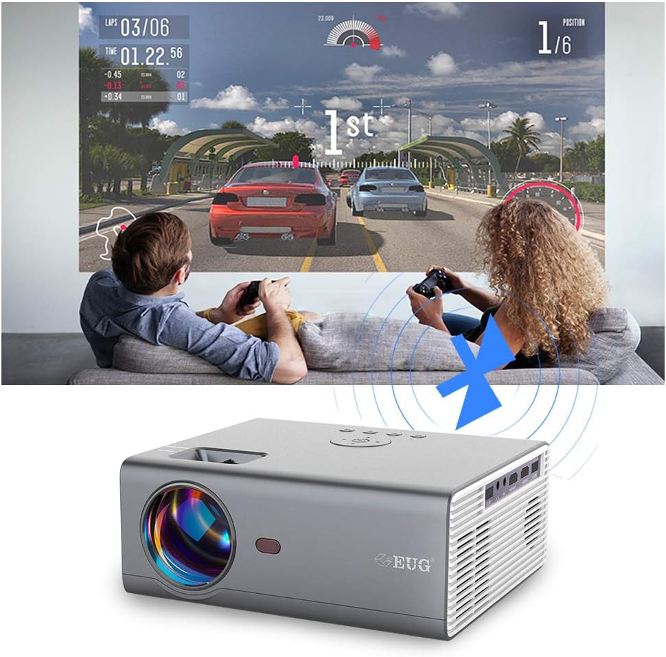 1080P HD 7200 Lumens LCD Projector O958
