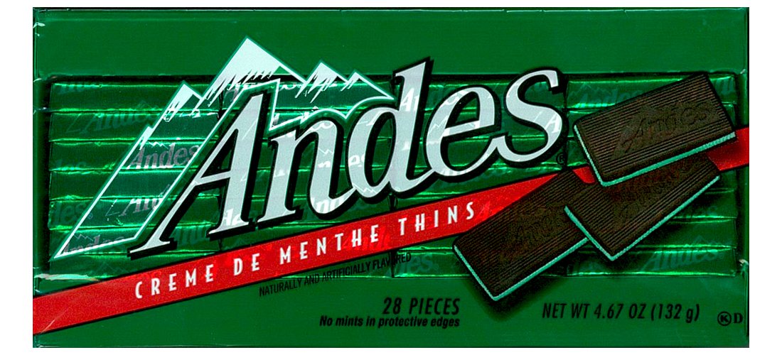 Rectangular Chocolate Sandwich Mint Candies, 4.67 Oz, 28 Count T55688