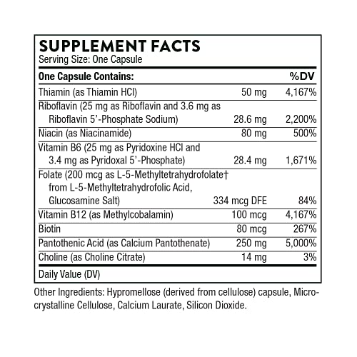 60 Capsules Vitamin B Complex X486795