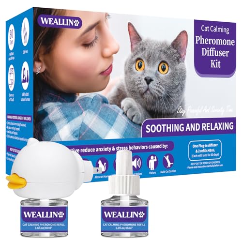 Cat Calming Diffuser Kit with 1 Diffuser + 2 Refill 48ml Vial O852