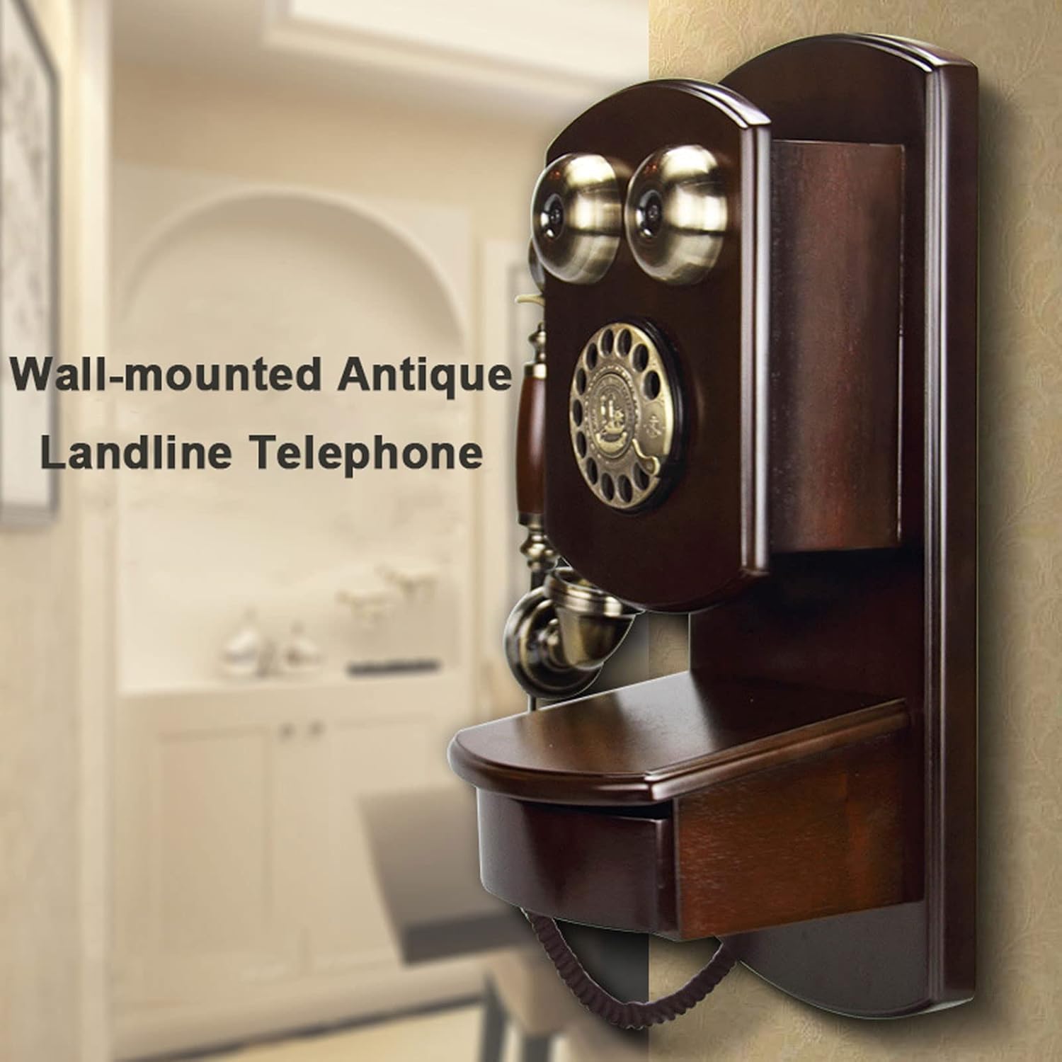 Retro Corded Rotary Dial Telephone H149870