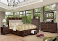 Dark Oak Solid Wood King Bedroom Set 5pcs V6958