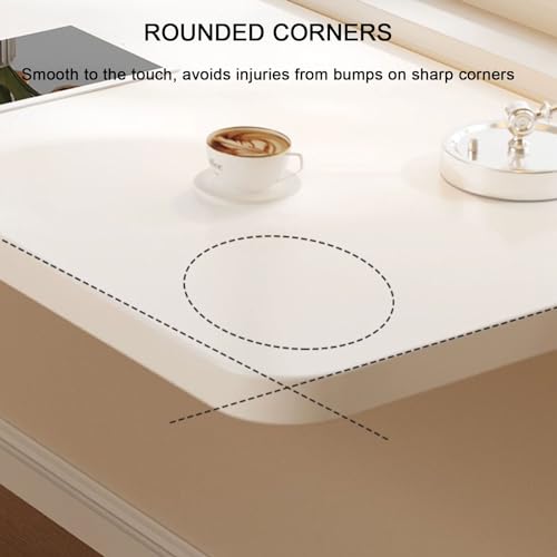 White 30 * 60cm Folding Wall-Mounted Drop-Leaf Table D520355