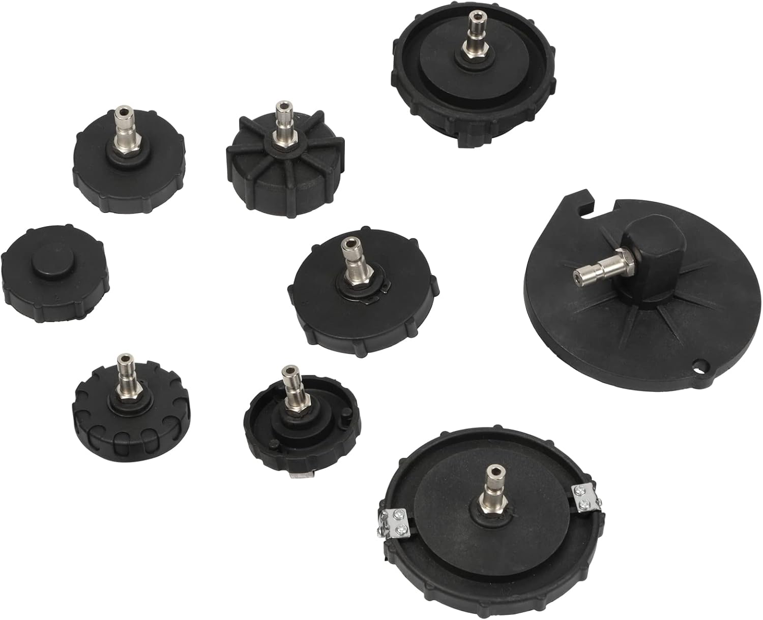 12pcs Brake Master Cylinder Adapters Brake Fluid Bleeding Bleeder Tool Kit with Storage Case A4557