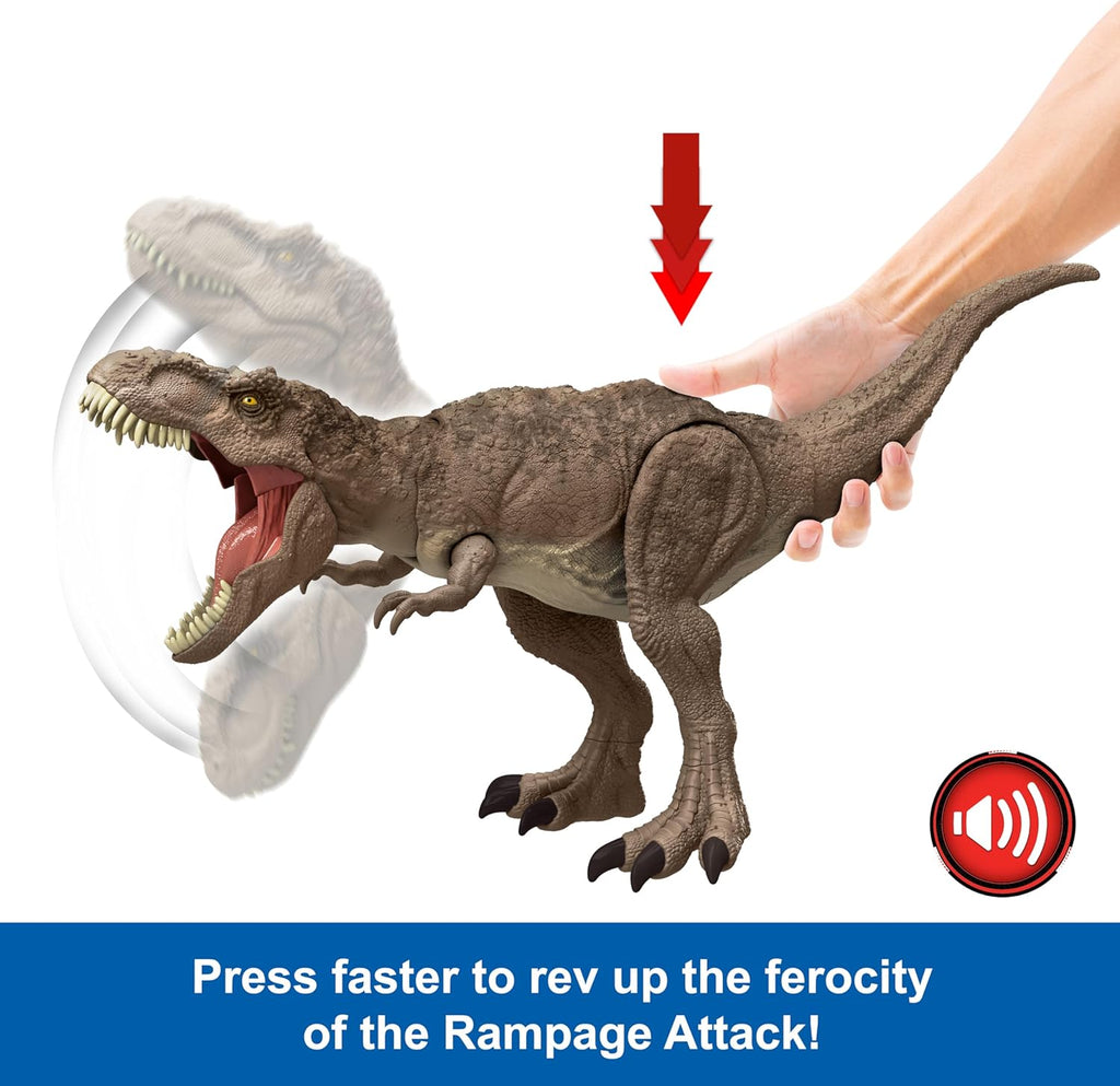 Tyrannosaurus Rex Dinosaur Action Figure Toy with Evolved Spikes S6736