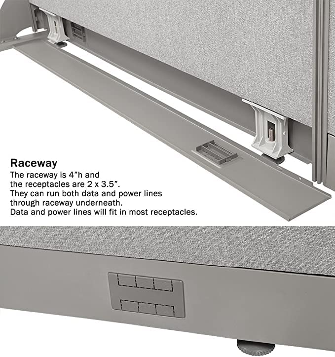 Office Partition Single Panel 48"w x 60"h I204