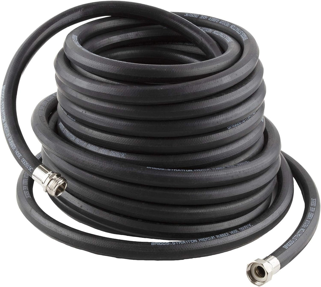 75-Foot Heavy-Duty Rubber Garden Hose Pack of 2 K91584