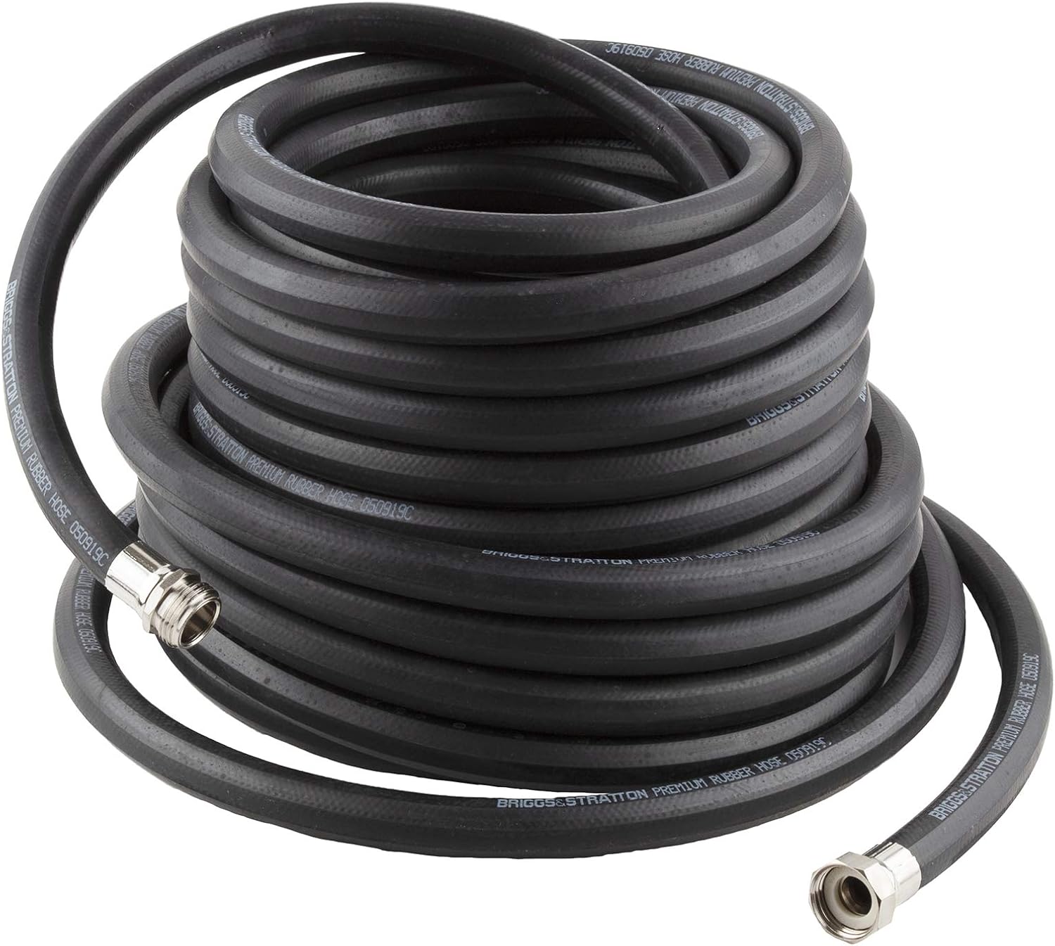 75-Foot Heavy-Duty Rubber Garden Hose Pack of 2 K91584