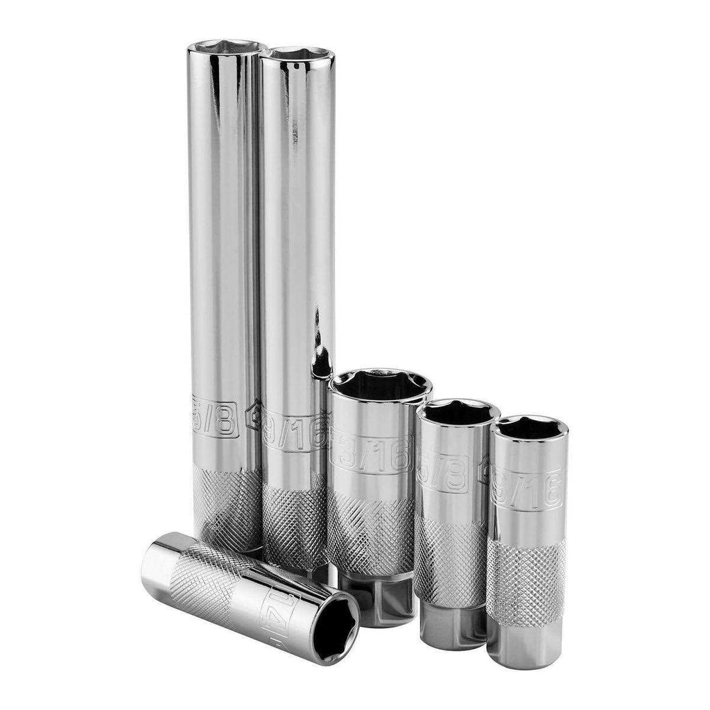 3/8 in. Drive SAE and Metric Spark Plug Socket Set W56259