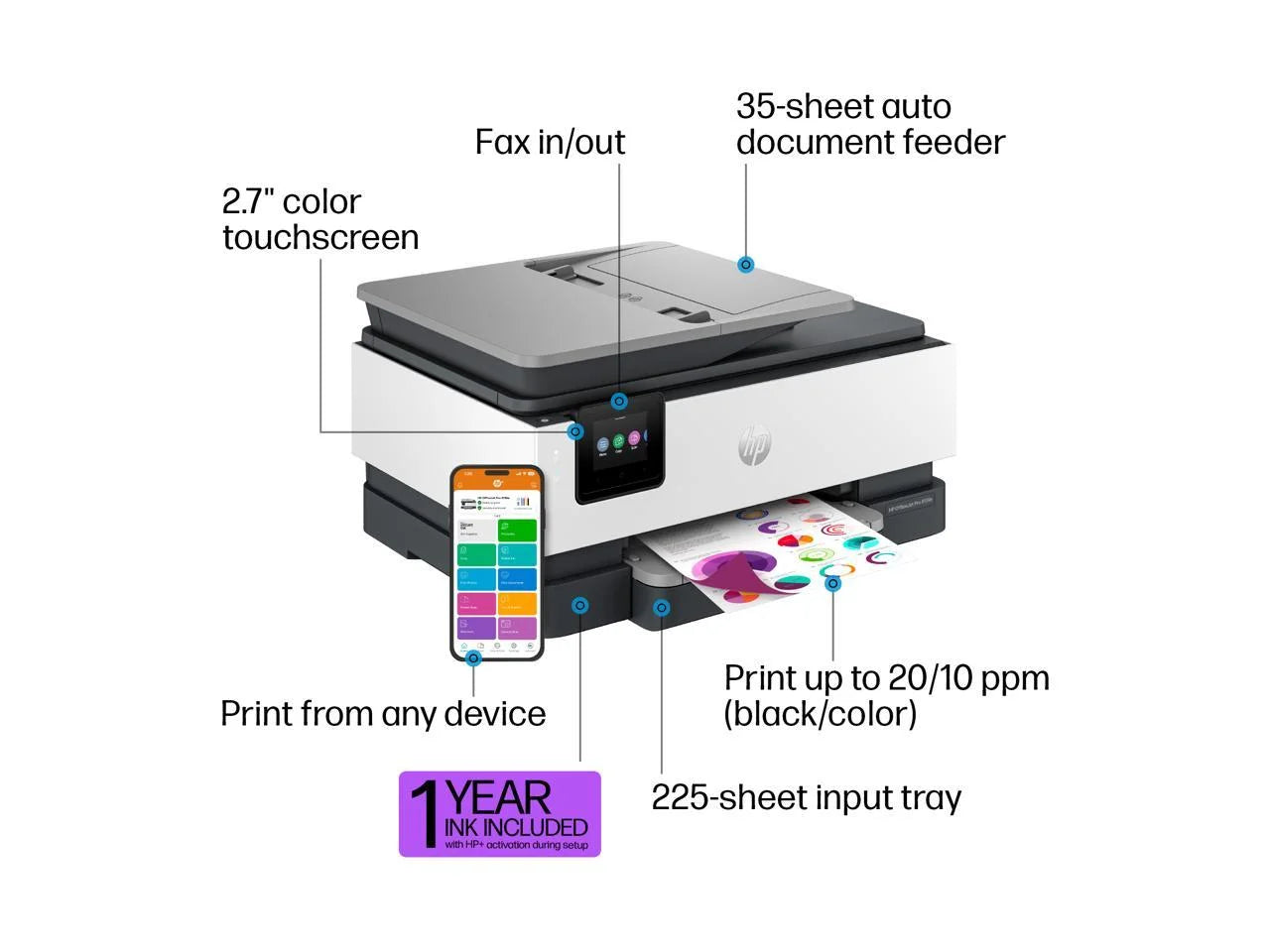 OfficeJet Pro All-in-One Printer Y376