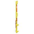 Yellow Non-Penetrating Guardrail Clamp for Stairs X3189