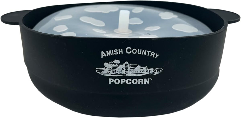 4 Ounce Variety Kernel Gift Set (10 Pack Assorted) and Black Silicone Popcorn Popper Bundle N298681
